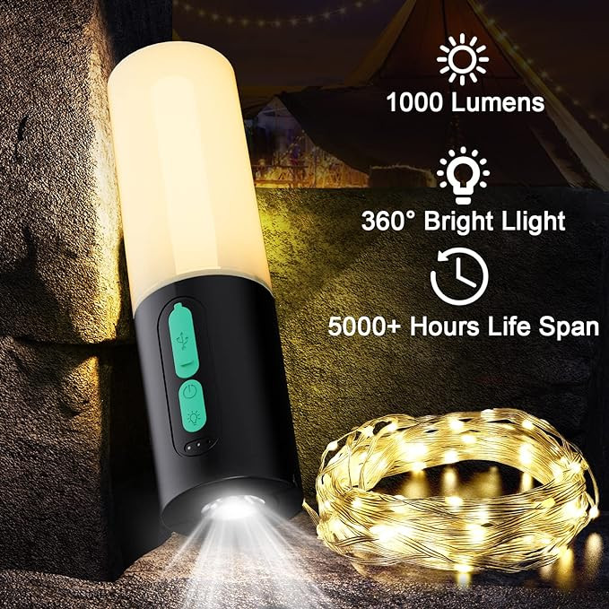 Vanjska višenamjenska rasvjeta za kampiranje Prekogranična nova prijenosna LED rasvjeta štanda za kampiranje