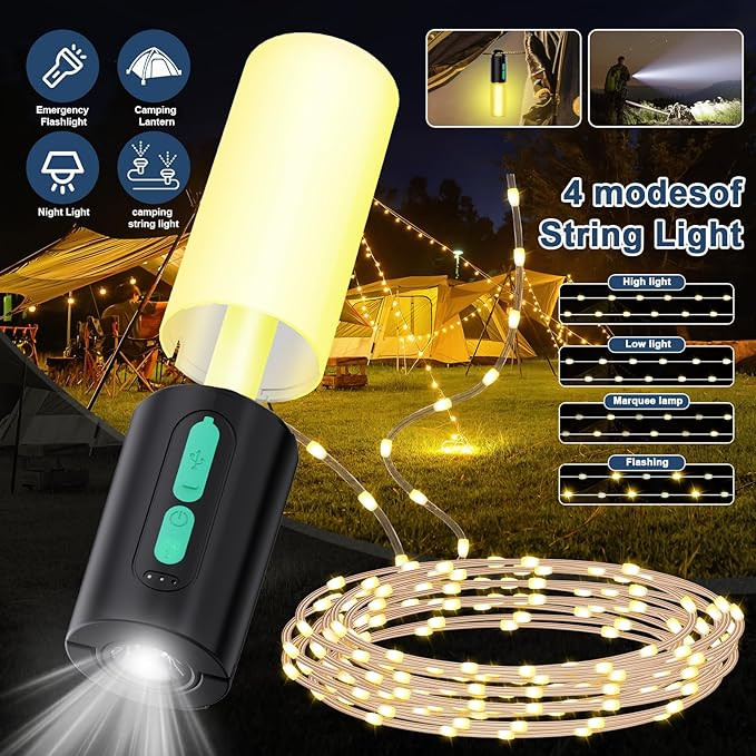 Vanjska višenamjenska rasvjeta za kampiranje Prekogranična nova prijenosna LED rasvjeta štanda za kampiranje