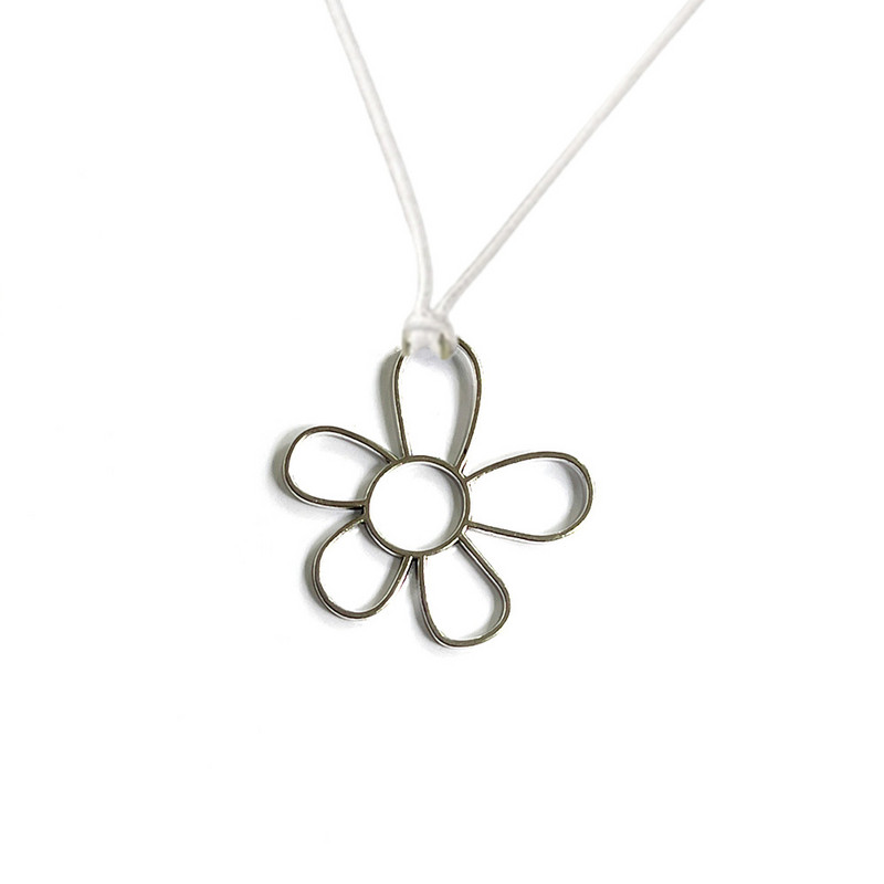 Cross Border naujas gotikinis gėlių karoliai, plieninis moteriškas kaklaraištis