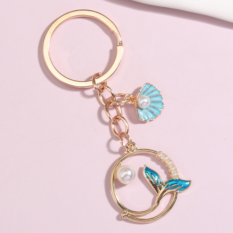 Имитация на барок нова празнична черупка морска звезда раковина перлена чанта висулка ключодържател висулка фабрична директна продажба