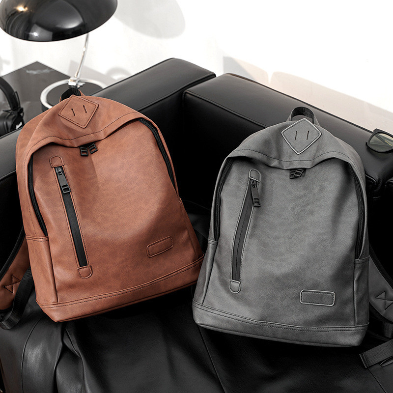 Търговия на едро с нова мъжка раница Японска и корейска младежка раница с голям капацитет проста студентска чанта компютърна тенденция