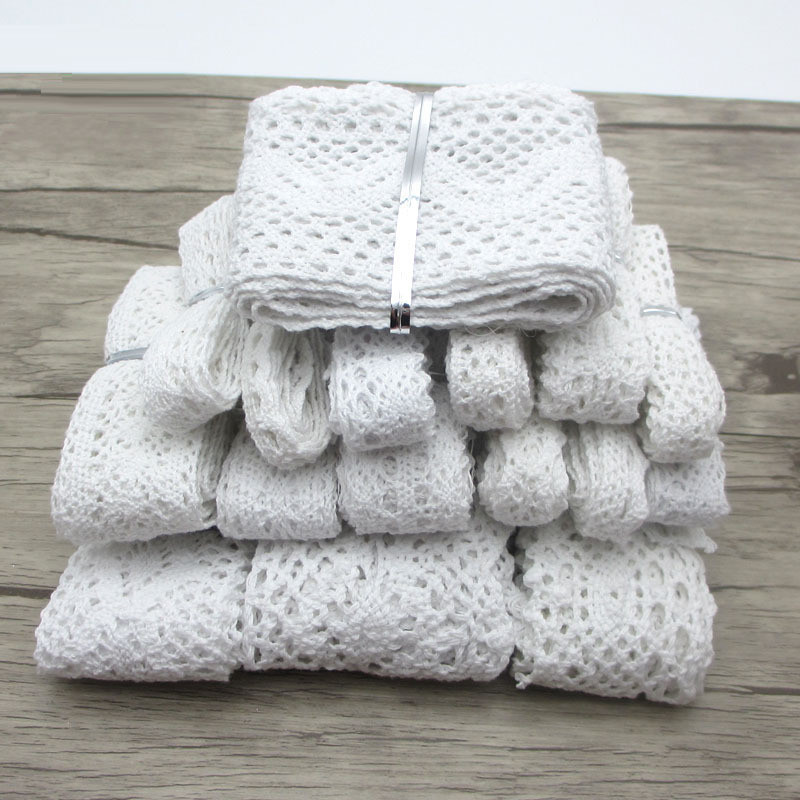 Accesorii pentru articole de îmbrăcăminte din bumbac gata amestecat 12 yarzi Pantofi de bricolaj Pălărie Accesorii pentru haine Acasă Dantela pentru îmbrăcăminte