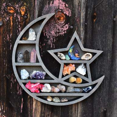 Tarpvalstybinė populiari Cat in the Moon Crystal lentyna Moon Cat Elf Crystal lentyna