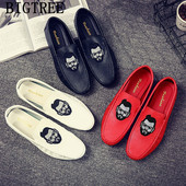 Loafers Meeste kingad Nahk mustad vabaajajalatsid Meeste valged Luksuslikud meeste kingad Mood Sepatu Slip On Pria Heren Schoenen Buty Meskie
