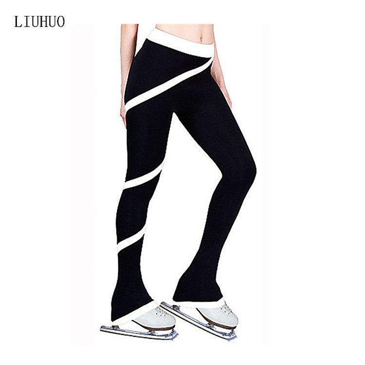 LIUHUO Παιδικό και γυναικείο καλλιτεχνικό πατινάζ Ενδύματα προπόνησης Φορέστε σπειροειδή παντελόνια πολλά διαθέσιμα χρώματα