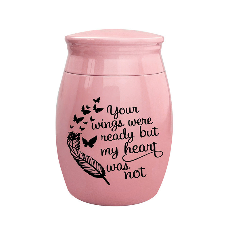 Kisállat rozsdamentes acél Urn Jar Pink Urn Mini parfümös üveg