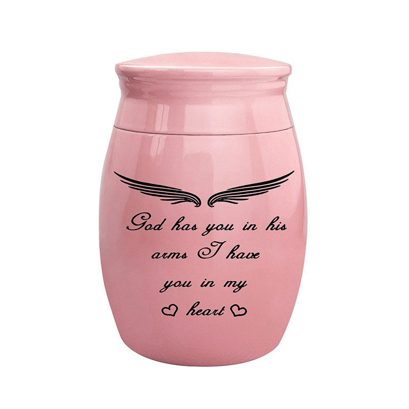 Kisállat rozsdamentes acél Urn Jar Pink Urn Mini parfümös üveg