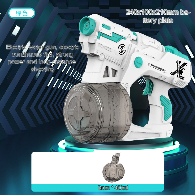 Ηλεκτρικό παιχνίδι με νεροπίστολο υπαίθριο καλοκαιρινό πάρτι στην πισίνα πάρτι μάχη μεγάλης χωρητικότητας πυροβόλο όπλο νερού διασκεδαστικό παιχνίδι με κάδο νερού
