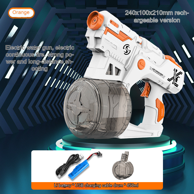 Ηλεκτρικό παιχνίδι με νεροπίστολο υπαίθριο καλοκαιρινό πάρτι στην πισίνα πάρτι μάχη μεγάλης χωρητικότητας πυροβόλο όπλο νερού διασκεδαστικό παιχνίδι με κάδο νερού