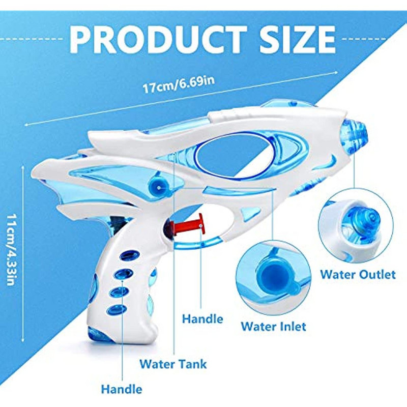 Плажна играчка Воден пистолет, игра с вода, къпане на открито, плуване, рафтинг и пистолети, за деца Момичета Момчета Деца