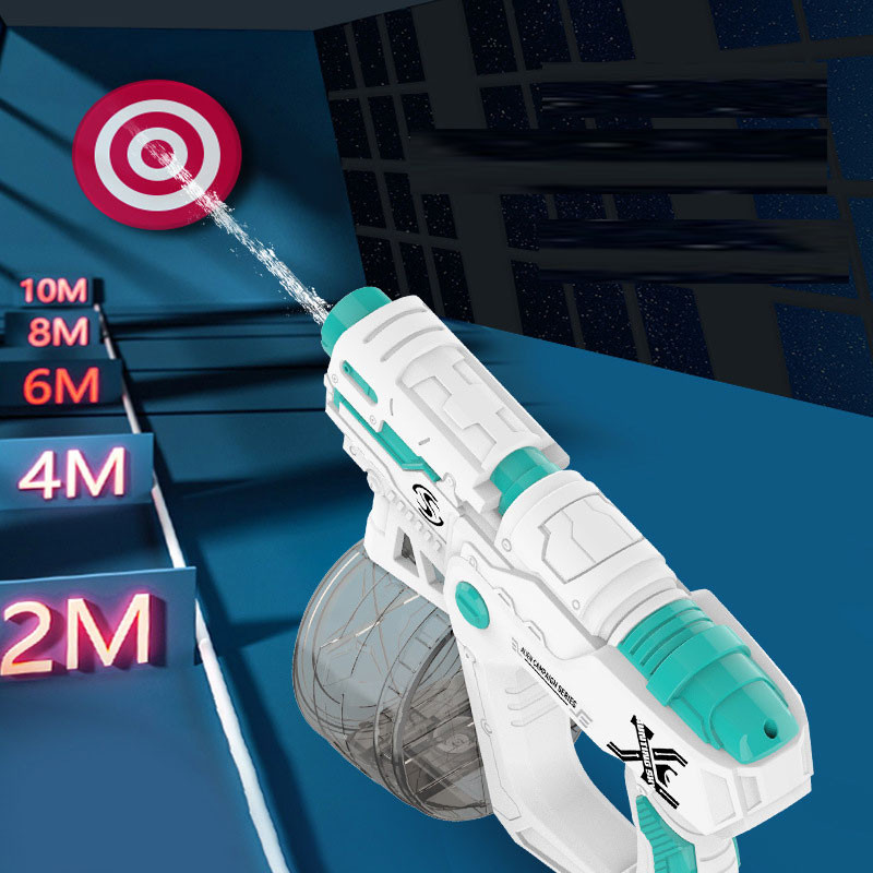 Летен напълно автоматичен водопоглъщащ воден пистолет Електрически непрекъсната стрелба Играчка за борба с вода на открито за деца Възрастни Плаж
