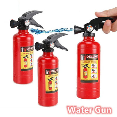 Naljakas mini tulekustuti mänguasi veepüstolid pihustusvesi välibassein rannas suvemänguasjad tuletõrjepritsid lastele pidu
