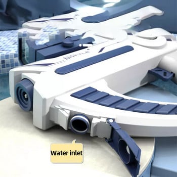 Електрически воден пистолет Детски летни напълно автоматични непрекъснати презареждащи се пръскащи пространство играчки за момчета Момичета Подаръци за рожден ден
