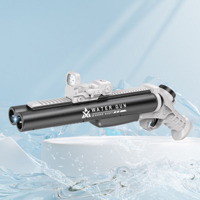Strandjáték automata vízipisztoly elektromos nyári szabadtéri, nagy kapacitású LED-es vízipisztoly gyerekeknek fiúknak lányoknak felnőtt strandparti játék ajándék