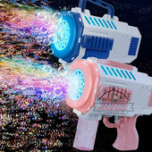 Astronaut Automa Bubble Machine for Kids Bubble Gun Rocket Launcher Bubble Blower Παιδικά Soap Bubble Maker Καλοκαιρινά παιχνίδια για εξωτερικούς χώρους