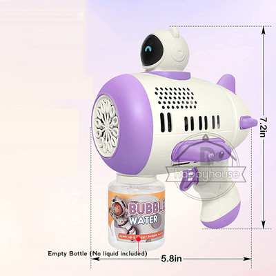 Astronaut Automa Bubble Machine for Kids Bubble Gun Rocket Launcher Bubble Blower Παιδικά Soap Bubble Maker Καλοκαιρινά παιχνίδια για εξωτερικούς χώρους