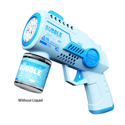 Električni pištolj za mjehuriće Astronaut Dječja igračka Stroj za mjehuriće Automatski puhač sapuna sa svjetlom Ljetne igre za zabave na otvorenom Poklon za djecu