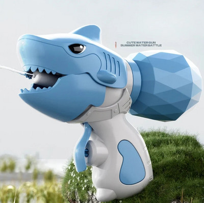 Детски ръчен воден пистолет с двойна глава Динозавър Жаба Плаж на открито Бедна играчка Воден пистолет за фестивала за пръскане с вода