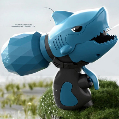 Детски ръчен воден пистолет с двойна глава Динозавър Жаба Плаж на открито Бедна играчка Воден пистолет за фестивала за пръскане с вода