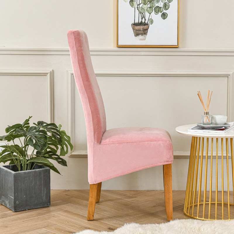 Határon átnyúló bársony rugalmas nagy ferde róka magas háttámla székhuzat Határon átnyúló szállodai étterem székhuzat gyártó