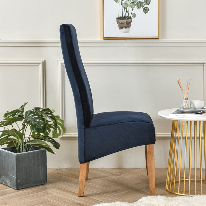 Határon átnyúló bársony rugalmas nagy ferde róka magas háttámla székhuzat Határon átnyúló szállodai étterem székhuzat gyártó