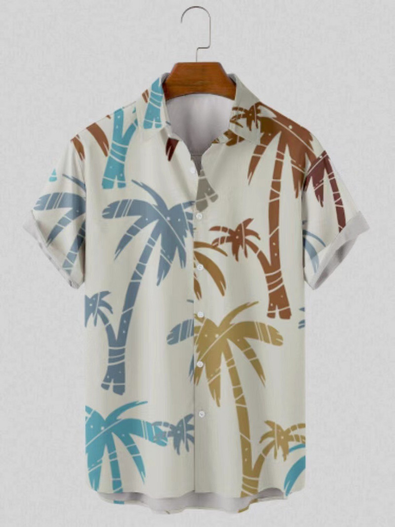 Europska i američka vanjska trgovina 2022. novi kreativni elementi 3D digitalni ispis moderne široke muške majice kratkih rukava