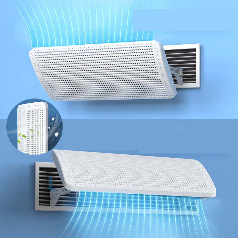 Központi klímaberendezés szélvédő szélvédő légcsatorna gép légkimenet terelőlemez direkt fújás elleni szélterelő szélvédő univerzális klíma