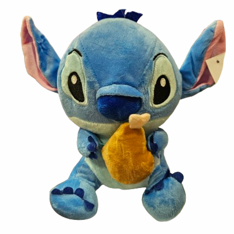 Играчка Stitch, С пиле, Плюшено, Син, 24 см