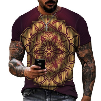 Factory Direct Sales Fashion Cartoon Barber Print Ανδρικό T-shirt Lion Tiger 3D Digital Print Κοντομάνικο μπλουζάκι