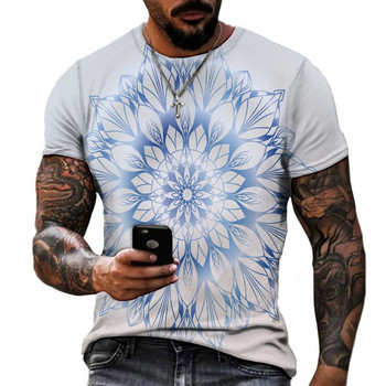 Factory Direct Sales Fashion Cartoon Barber Print Ανδρικό T-shirt Lion Tiger 3D Digital Print Κοντομάνικο μπλουζάκι