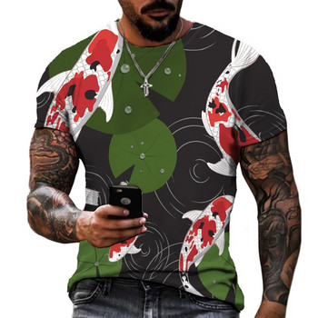 Factory Direct Sales Fashion Cartoon Barber Print Ανδρικό T-shirt Lion Tiger 3D Digital Print Κοντομάνικο μπλουζάκι