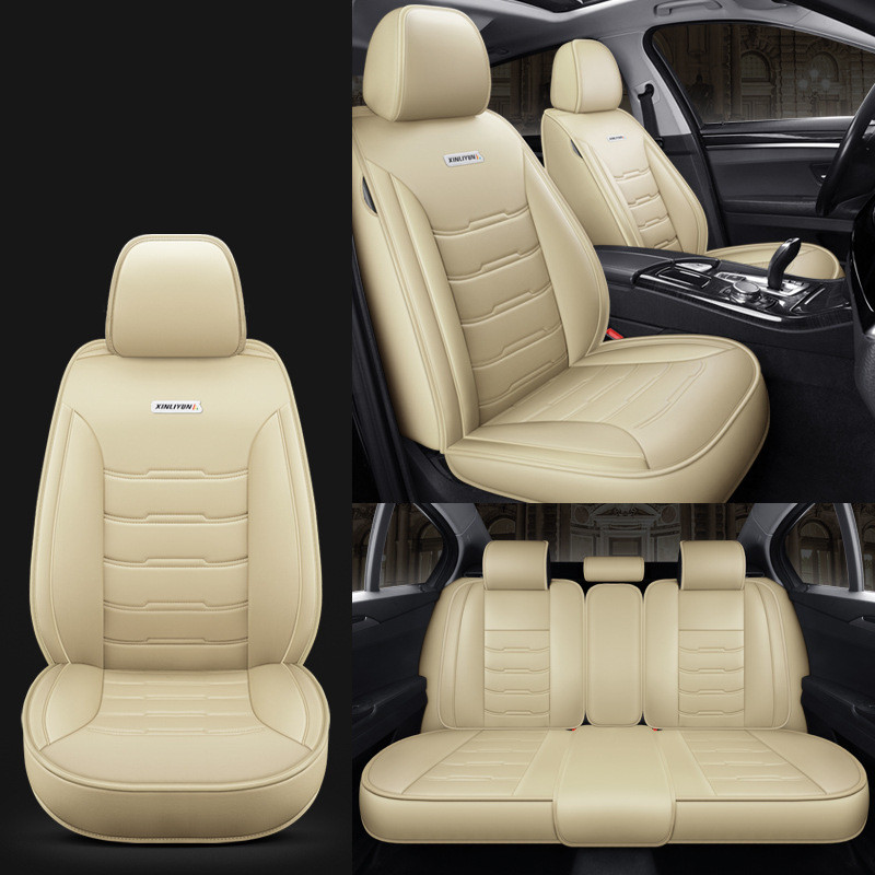 Novi jastuk za autosjedalicu Univerzalna sva godišnja doba Full Surround Navlaka za sjedalo Kožna navlaka za sjedalo Vanjska trgovina Jastuk za sjedalo Veleprodaja Jastuk za automobil Navlaka za sjedalo