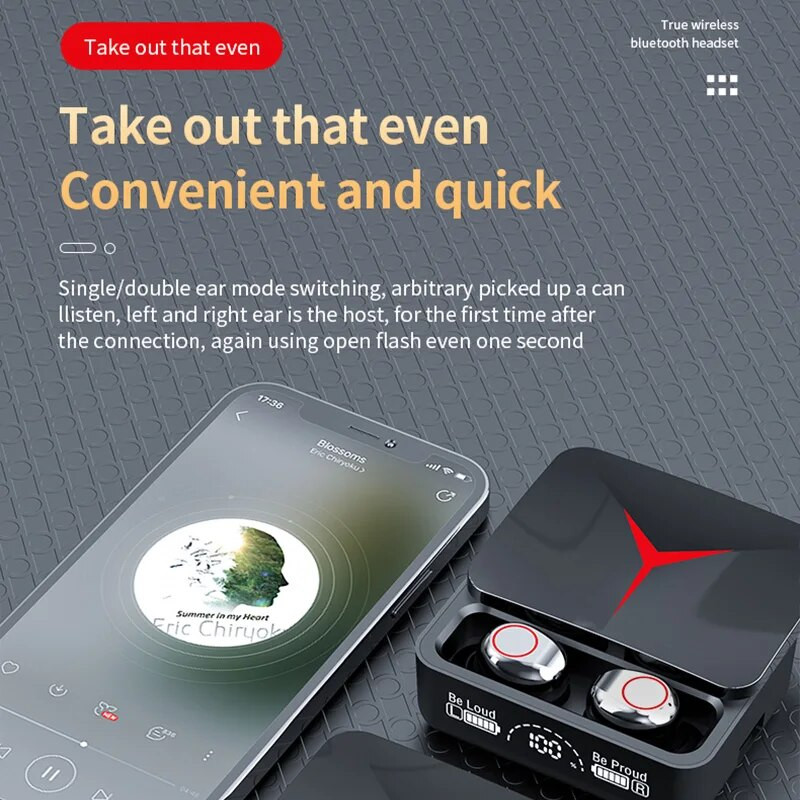 Originaalsed TWS M90 juhtmevabad kõrvaklapid mängukõrvaklapid Bluetooth 5.3 sportkõrvaklapid mikrofoniga juhtmevaba peakomplektiga iPhone Xiaomi jaoks