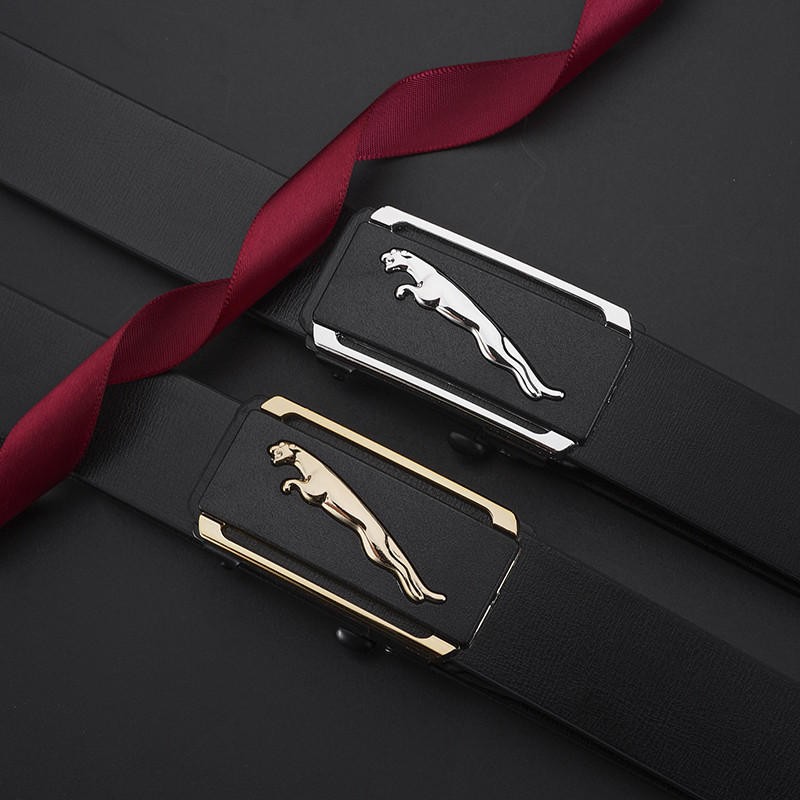 Fashion Business Férfi Öv Valódi Luxus Márka Öv Automatikus csatos öv PU bőr puha öv Cargo nadrágokkal Farmer öv