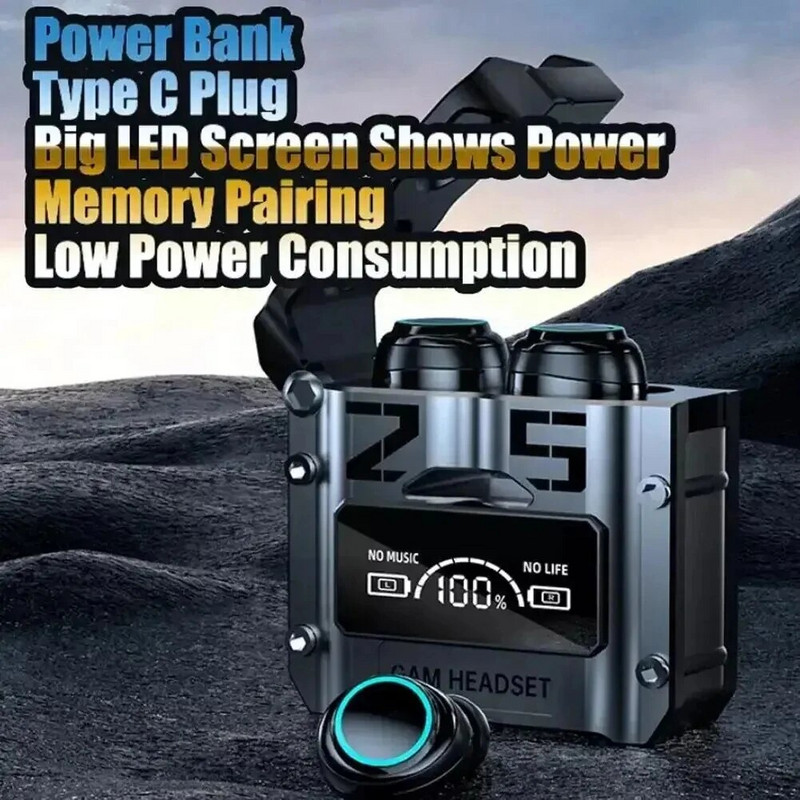 Eredeti M25 TWS vezeték nélküli fejhallgató fülhallgató Bluetooth érintésvezérlés zajcsökkentő sztereó fülhallgató fejhallgató Xiaomi iPhone-hoz