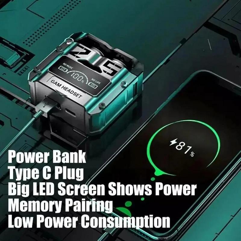 Eredeti M25 TWS vezeték nélküli fejhallgató fülhallgató Bluetooth érintésvezérlés zajcsökkentő sztereó fülhallgató fejhallgató Xiaomi iPhone-hoz