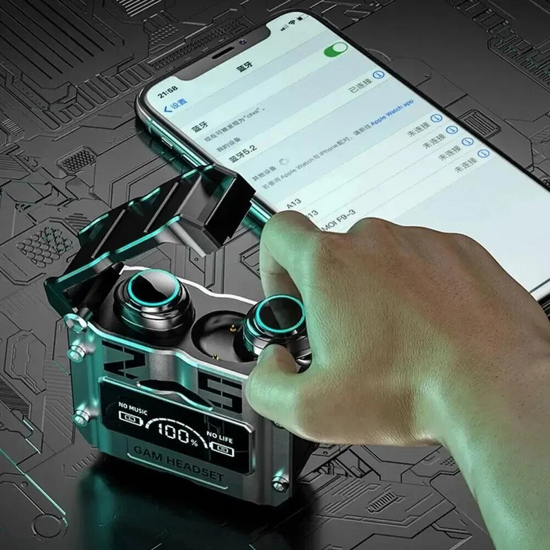 Eredeti M25 TWS vezeték nélküli fejhallgató fülhallgató Bluetooth érintésvezérlés zajcsökkentő sztereó fülhallgató fejhallgató Xiaomi iPhone-hoz