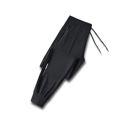 Υψηλής ποιότητας Ice Silk Παντελόνι για Ανδρικό Καλοκαιρινό Slim Casual Νέο Χαλαρό Υψηλής Ελαστικότητας Γρήγορο Στέγνωμα Outdoor Running Casual