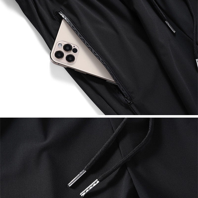 Υψηλής ποιότητας Ice Silk Παντελόνι για Ανδρικό Καλοκαιρινό Slim Casual Νέο Χαλαρό Υψηλής Ελαστικότητας Γρήγορο Στέγνωμα Outdoor Running Casual