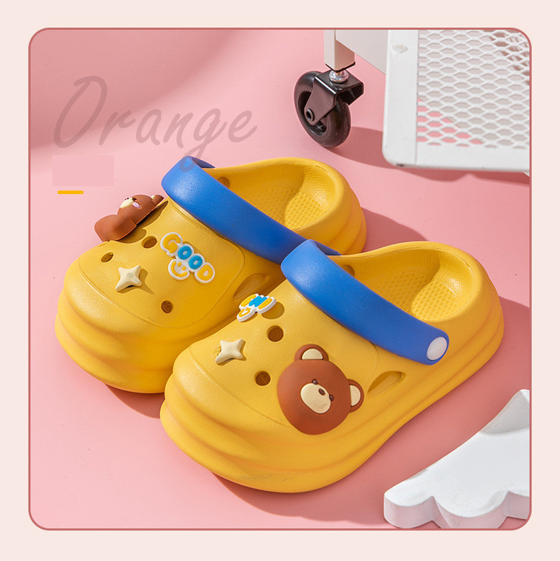 EVA животински детски сабо момичета сладки анимационни връхни дрехи чехли малки, средни и големи детски чехли с меко дъно за момчета