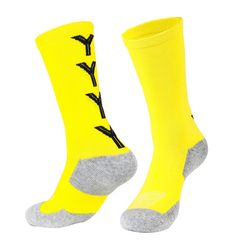 Șosete de fotbal transfrontaliere pentru bărbați și femei Amazon cu tălpi Terry, șosete de fotbal sport, rezistente la uzură, anti-alunecare, șosete scurte la jumătatea gambei