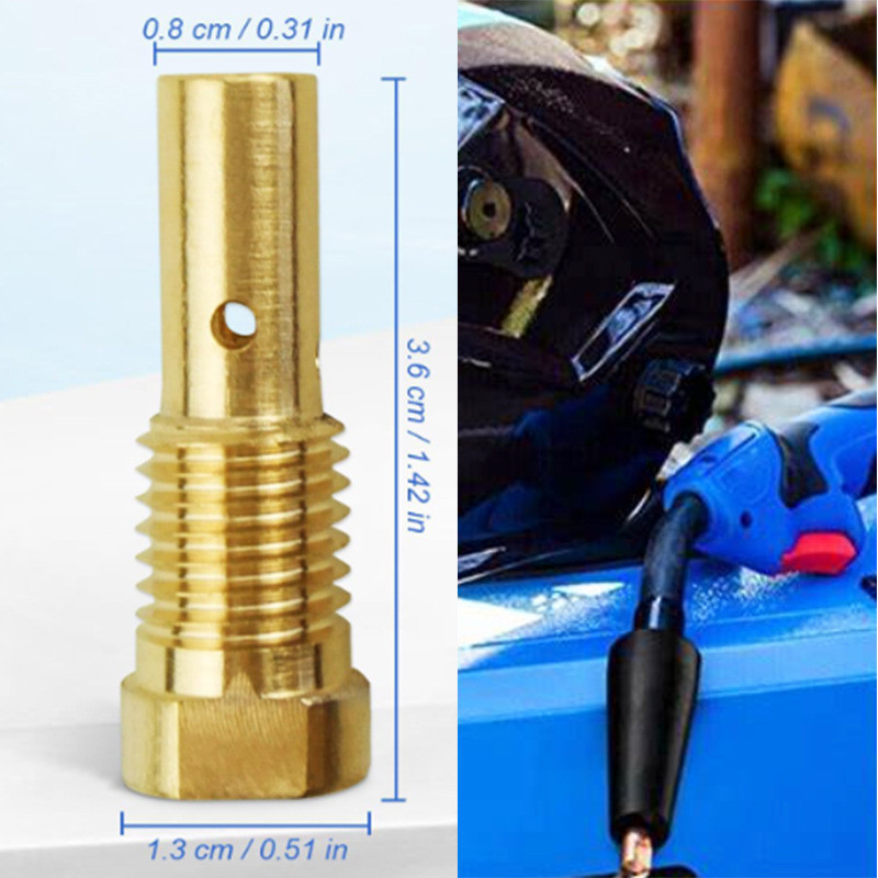 Skersinio suvirinimo pistoletas su ekranuotomis dujomis MIG priedai FC90 ekranuotas antgalis K3493-1 ekranuotas antgalis švaistiklio laidus antgalis 16 vnt.