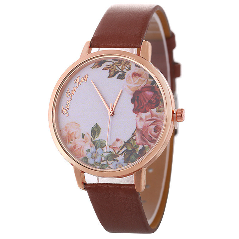 Дамски часовник с розов диск желаят aliexpress кварцов часовник с каишка за дамски часовник прост ежедневен ръчен часовник