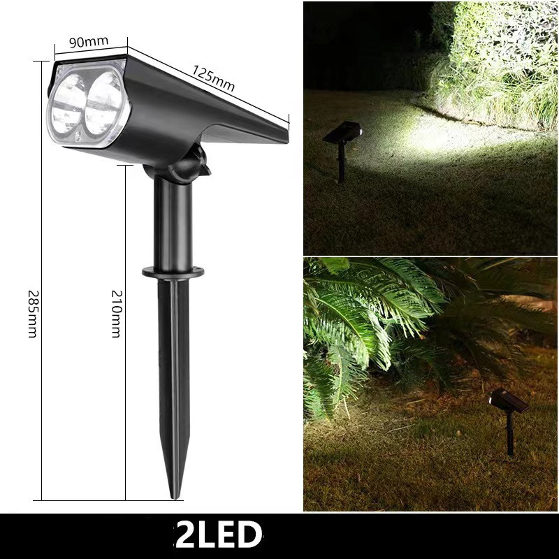 Naujas saulės lauko vandeniui atsparus medžio apšvietimas itin ryškus apvalus sodo apšvietimas vejos sodo dekoratyvinio apšvietimo prožektorius