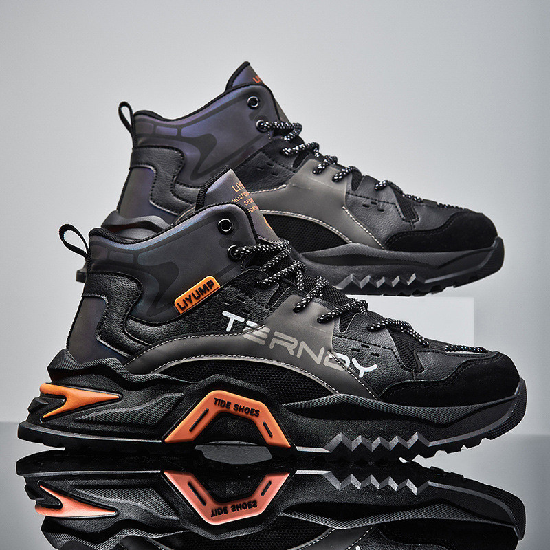 Proljetne i jesenske prozračne lagane visoke moderne fluorescentne muške i ženske košarkaške tenisice