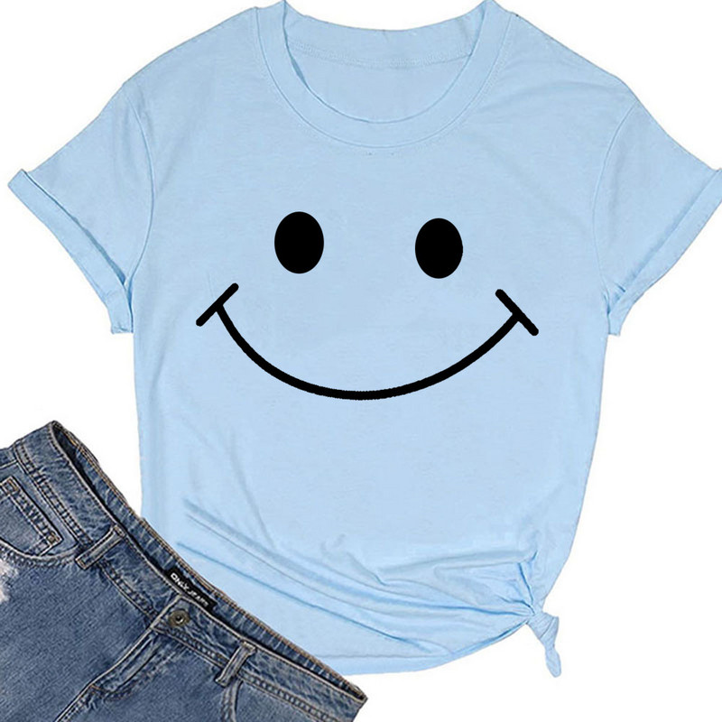 Europska i američka vanjskotrgovinska ženska modna majica s okruglim izrezom i pismom široka ženska majica kratkih rukava JP0045