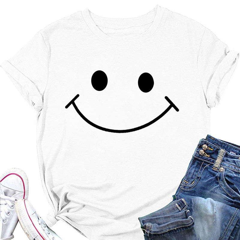 Europska i američka vanjskotrgovinska ženska modna majica s okruglim izrezom i pismom široka ženska majica kratkih rukava JP0045