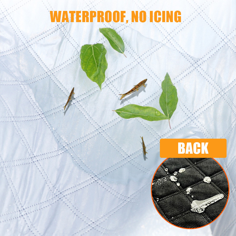 Huse de mașină Protector de grindină Jumătate de husă Copertă de protecție exterioară Parasolar Anti-grindină în aer liber Impermeabil Parbriz universal Praf