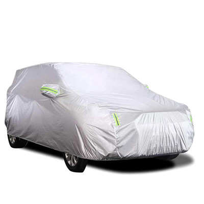 S-XXL Car Cover Sedan teljes burkolatok fényvisszaverő csíkos fényvédő védelemmel Por- és vízálló UV karcálló univerzális