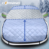 3/5-Layer Thicken Car Snow Cover Προστατευτικό κάλυμμα κουκούλα παρμπρίζ αυτοκινήτου Snowproof Anti-Frost Sunshade Protector Χειμερινά ανταλλακτικά αυτοκινήτων